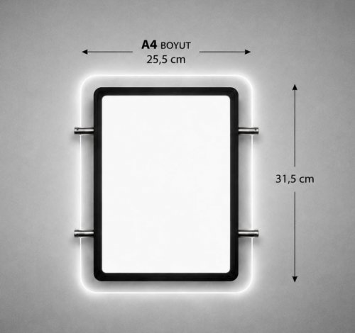 a4 Dikey LED'Lİ